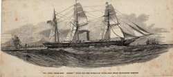 The Screw Steam-ship 'Sydney' Built for the Australian Royal-Mail Steam Navigation Company